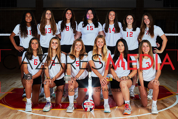 2023 Catherdal Catholic Girls Frosh Volleyball Team