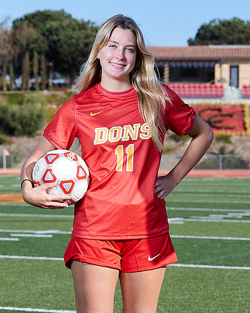 Cathedral Catholic Girls Varisty Soccer Team Media Day