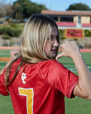 Cathedral Catholic Girls Varisty Soccer Team Media Day