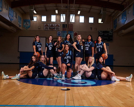 Academy of Our Lady of Peace Varsity Basketball Team Media Day