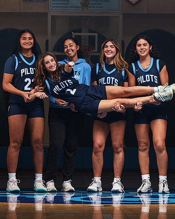 Academy of Our Lady of Peace Varsity Basketball Team Media Day