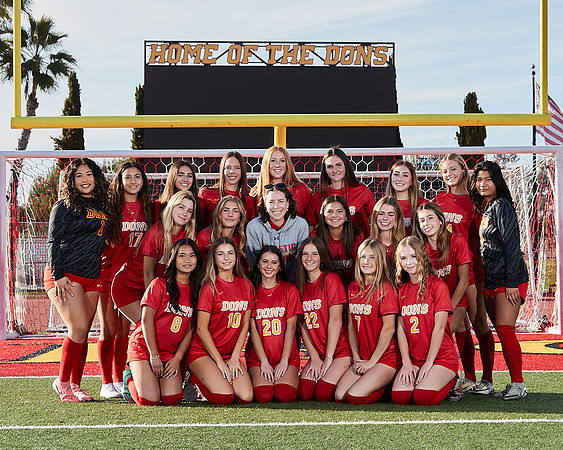 Cathedral Catholic Girls Varisty Soccer Team Media Day