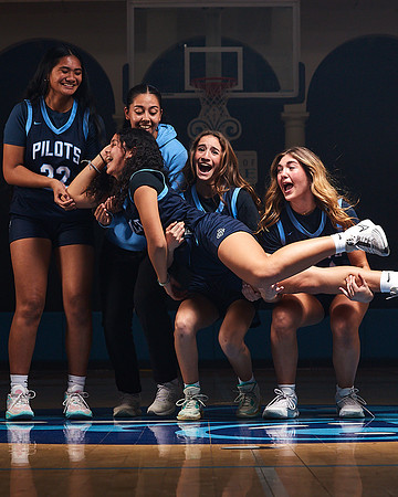 Academy of Our Lady of Peace Varsity Basketball Team Media Day