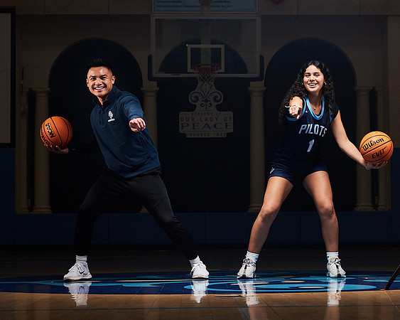 Academy of Our Lady of Peace Varsity Basketball Team Media Day
