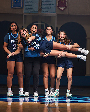 Academy of Our Lady of Peace Varsity Basketball Team Media Day