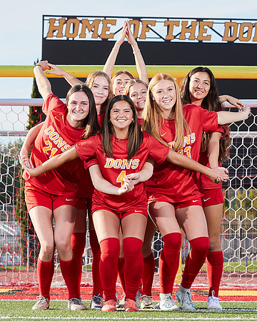 Cathedral Catholic Girls Varisty Soccer Team Media Day