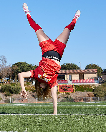 Cathedral Catholic Girls Varisty Soccer Team Media Day