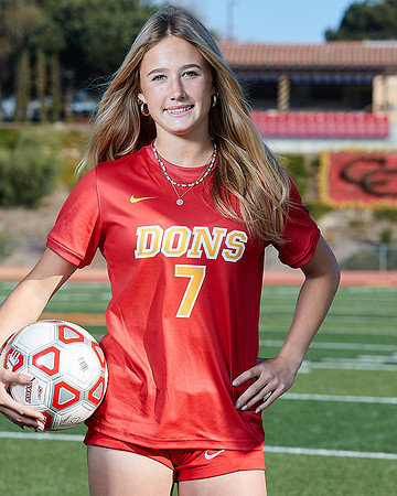 Cathedral Catholic Girls Varisty Soccer Team Media Day
