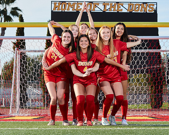 Cathedral Catholic Girls Varisty Soccer Team Media Day