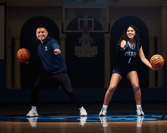 Academy of Our Lady of Peace Varsity Basketball Team Media Day