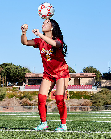 Cathedral Catholic Girls Varisty Soccer Team Media Day