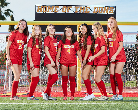 Cathedral Catholic Girls Varisty Soccer Team Media Day