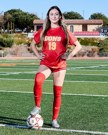 Cathedral Catholic Girls Varisty Soccer Team Media Day