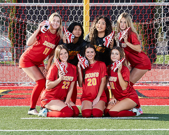Cathedral Catholic Girls Varisty Soccer Team Media Day