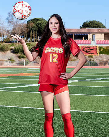 Cathedral Catholic Girls Varisty Soccer Team Media Day