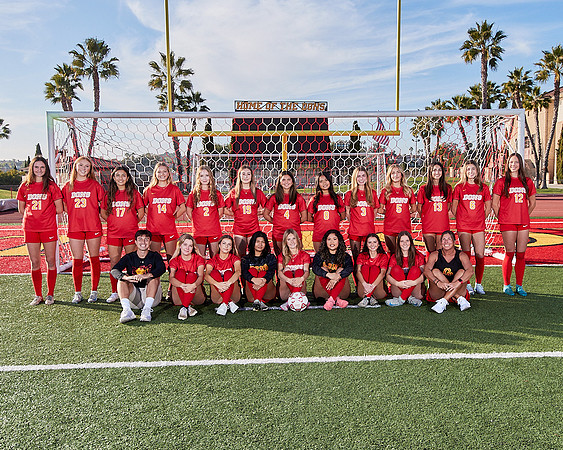 Cathedral Catholic Girls Varisty Soccer Team Media Day