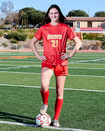 Cathedral Catholic Girls Varisty Soccer Team Media Day