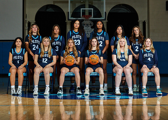 Academy of Our Lady of Peace Varsity Basketball Team Media Day