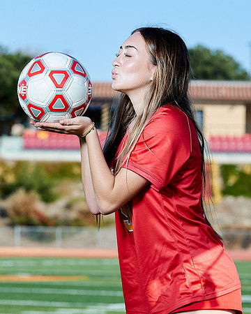 Cathedral Catholic Girls Varisty Soccer Team Media Day