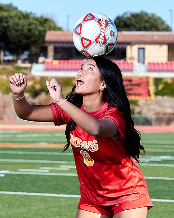 Cathedral Catholic Girls Varisty Soccer Team Media Day