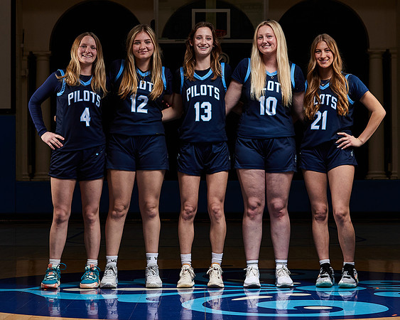 Academy of Our Lady of Peace Varsity Basketball Team Media Day