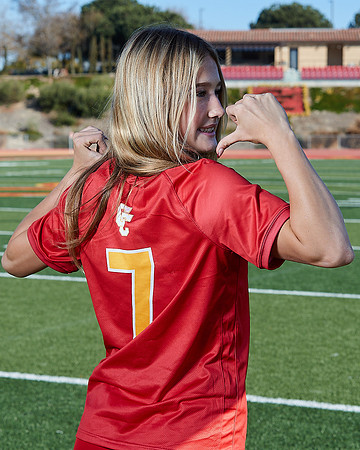 Cathedral Catholic Girls Varisty Soccer Team Media Day