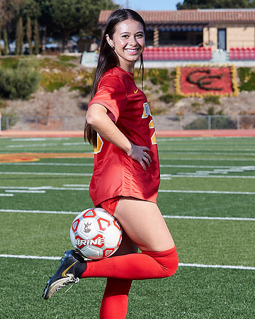 Cathedral Catholic Girls Varisty Soccer Team Media Day