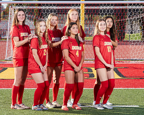 Cathedral Catholic Girls Varisty Soccer Team Media Day