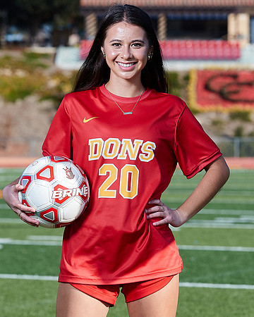 Cathedral Catholic Girls Varisty Soccer Team Media Day