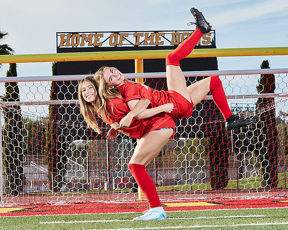 Cathedral Catholic Girls Varisty Soccer Team Media Day