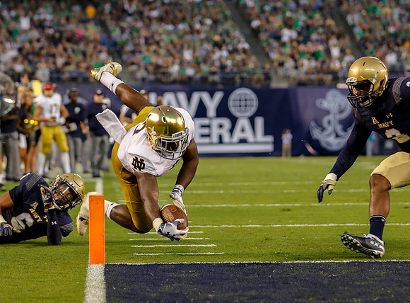 NCAA Football 2018: Notre Dame vs Navy OCT 27