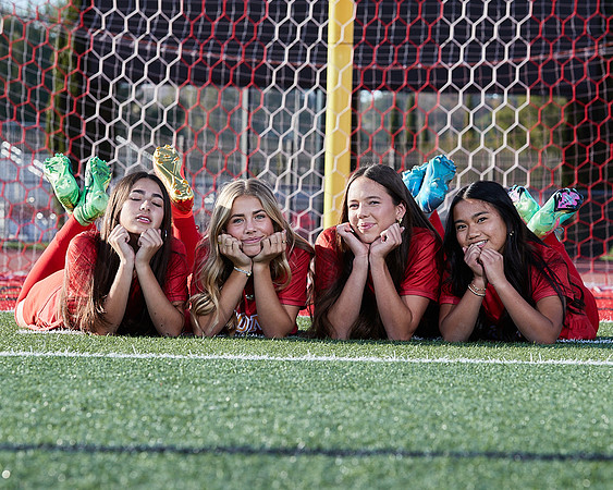 Cathedral Catholic Girls Varisty Soccer Team Media Day