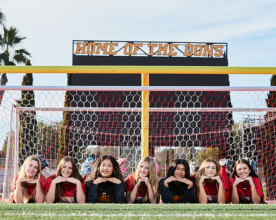 Cathedral Catholic Girls Varisty Soccer Team Media Day
