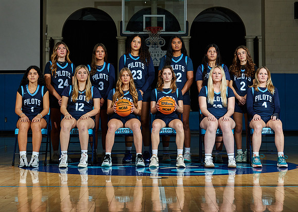 Academy of Our Lady of Peace Varsity Basketball Team Media Day