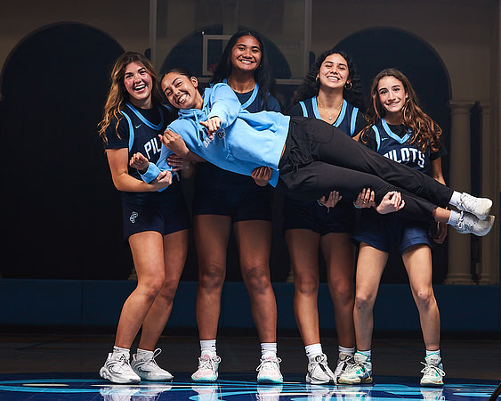 Academy of Our Lady of Peace Varsity Basketball Team Media Day