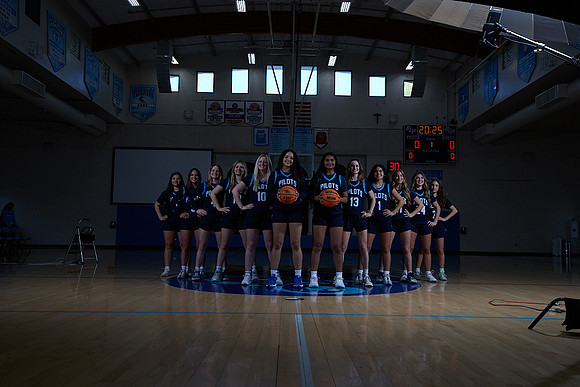 Academy of Our Lady of Peace Varsity Basketball Team Media Day