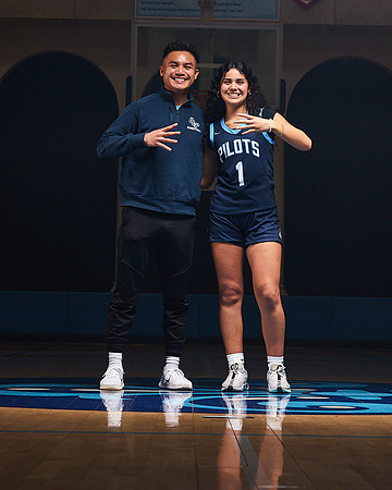 Academy of Our Lady of Peace Varsity Basketball Team Media Day