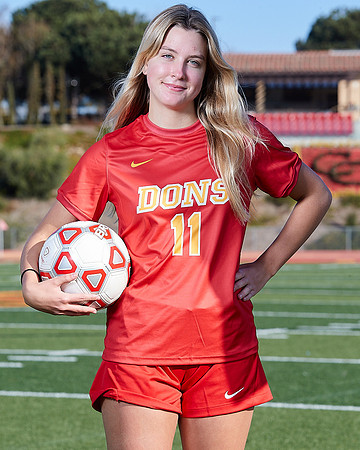 Cathedral Catholic Girls Varisty Soccer Team Media Day