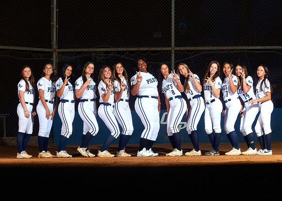 Academy of Our Lady of Peace Varsity Softball Team Media Day