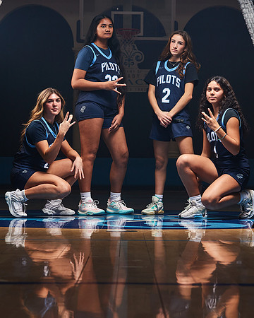 Academy of Our Lady of Peace Varsity Basketball Team Media Day
