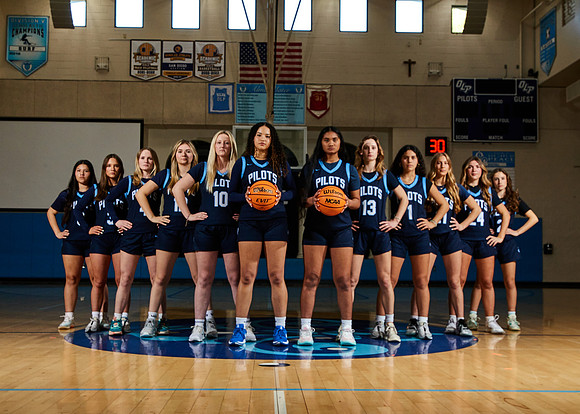 Academy of Our Lady of Peace Varsity Basketball Team Media Day