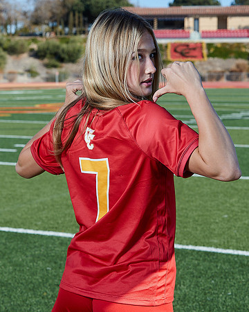 Cathedral Catholic Girls Varisty Soccer Team Media Day