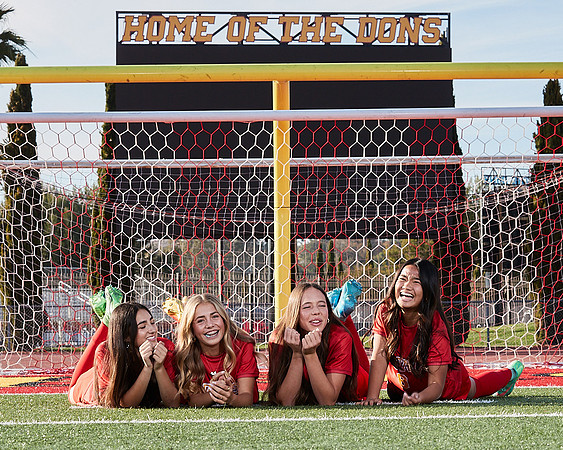 Cathedral Catholic Girls Varisty Soccer Team Media Day