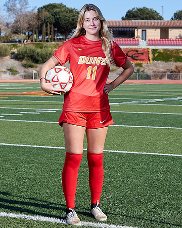 Cathedral Catholic Girls Varisty Soccer Team Media Day