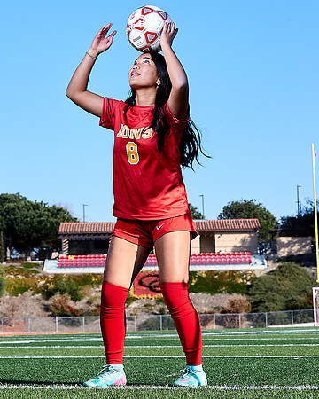 Cathedral Catholic Girls Varisty Soccer Team Media Day