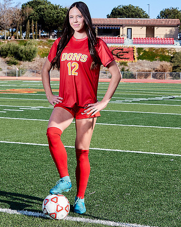 Cathedral Catholic Girls Varisty Soccer Team Media Day
