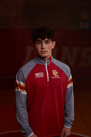 2023 Catherdal Catholic Boys Seniors Varsity Wrestling Team