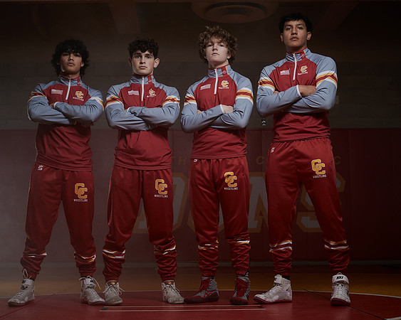 2023 Catherdal Catholic Boys Seniors Varsity Wrestling Team
