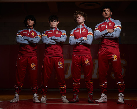 2023 Catherdal Catholic Boys Seniors Varsity Wrestling Team