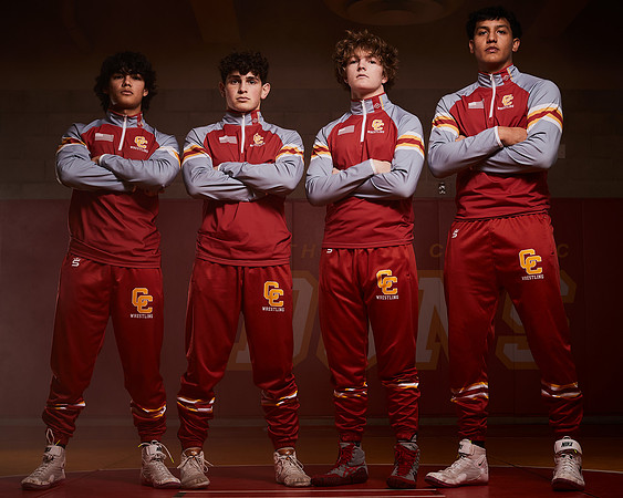 2023 Catherdal Catholic Boys Seniors Varsity Wrestling Team